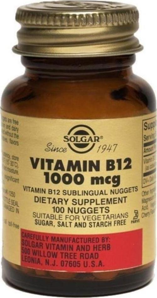 Vitamin B12 1000 Mcg 100 Tablet