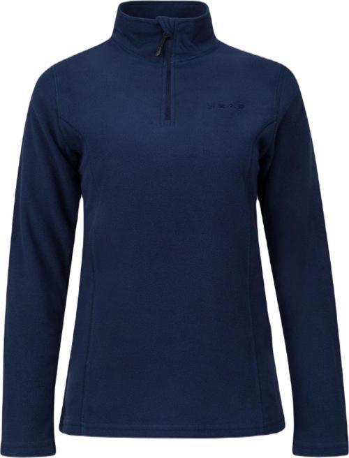 Pinna Yarım Fermuarlı Kadın Polar Sweatshirt Lacivert