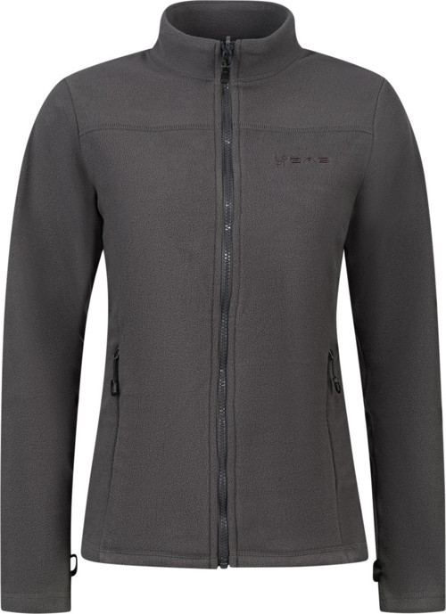 Cara Kadın Tam Fermuarlı İnce Polar Sweatshirt Antrasit