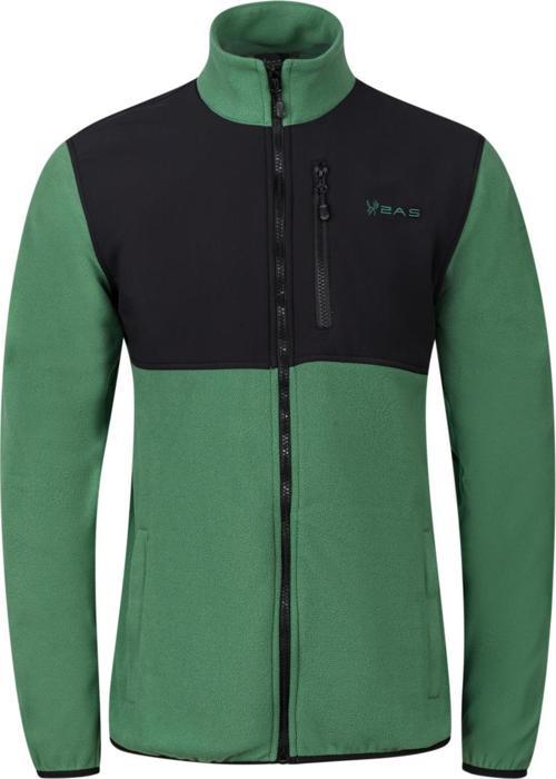 Cliff Erkek Parçalı İnce Polar Sweatshirt Yeşil