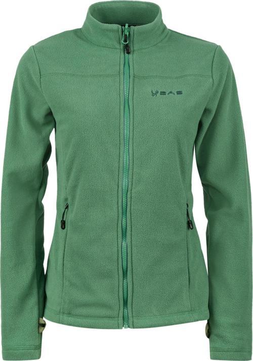 Cara Kadın Tam Fermuarlı İnce Polar Sweatshirt Yeşil
