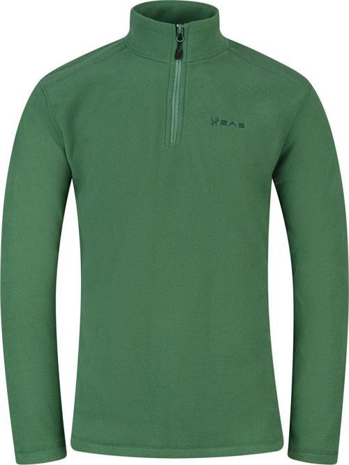 Cedric Erkek Yarım Fermuarlı İnce Polar Sweatshirt Yeşil