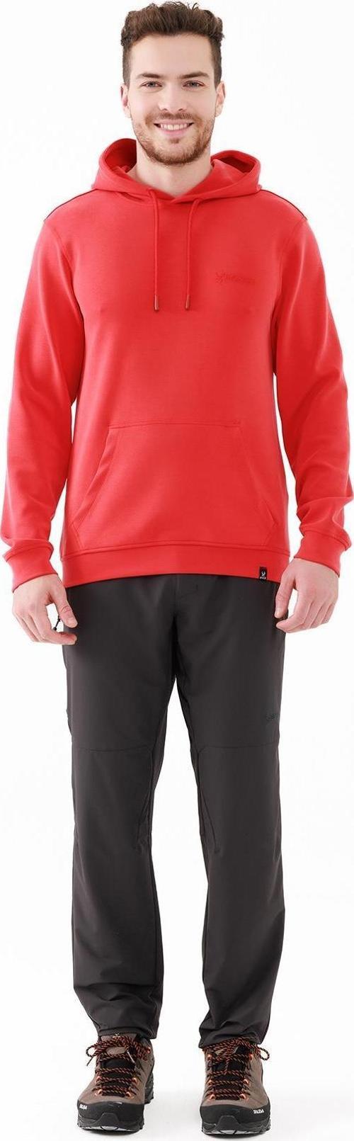 Oliver Erkek Kapüşonlu Sıfır Yaka Sweatshirt Kırmızı