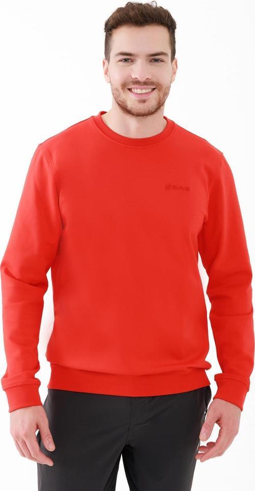 Orlando Erkek İnterlok Sıfır Yaka Sweatshirt Kırmızı
