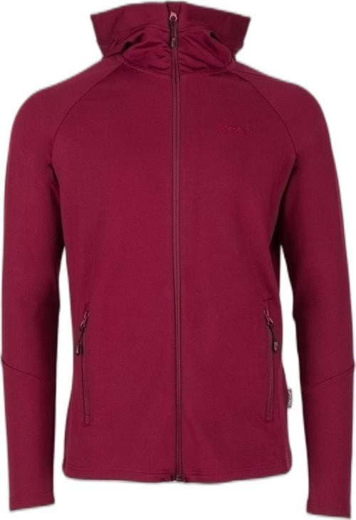 Selenge Fermuarlı Kapşonlu Sweat Bordo