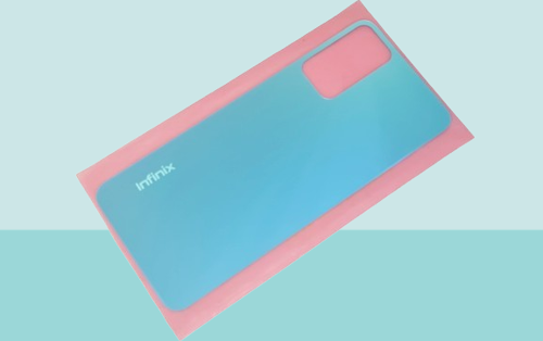 - Infinix HOT 12 Arka Kapak Batarya Kapağı - MAVİ