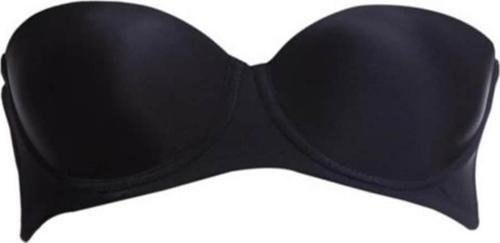 SİYAH   Şeffaf Askılı Push-Up Sütyen