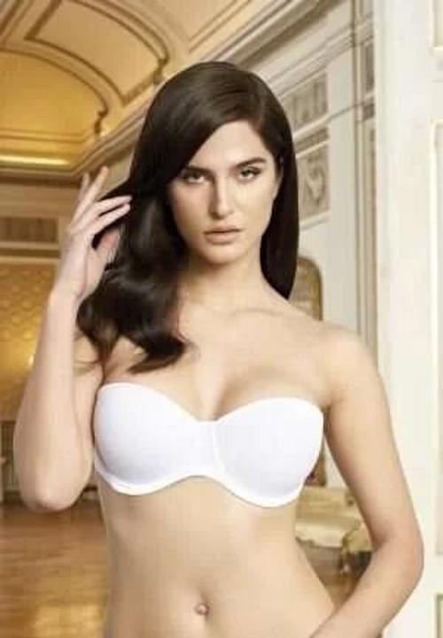 Çift Dolgulu İki Be Büyüten Straplez Sütyen