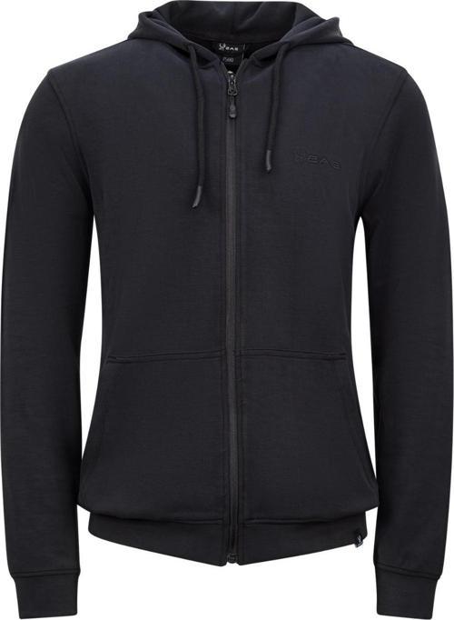 Orgeen Kapşonlu Tam Fermuarlı Sweatshirt Siyah