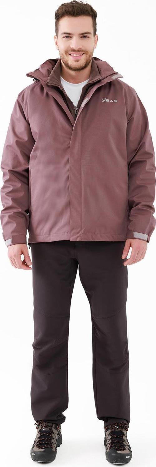 Tipas III Erkek Yağmurluk Mont Mürdüm