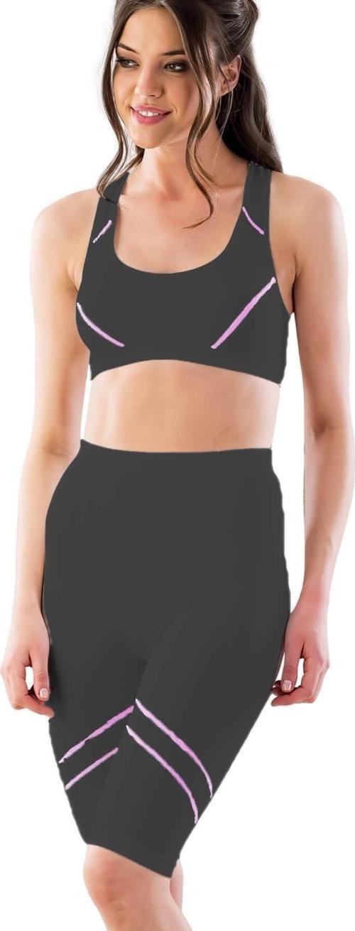 SİYAH-PEMBE   Soft Büstiyer Takım