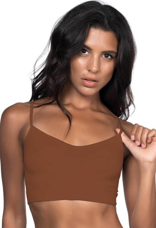 KAHVE   Soft İp Askı Büstiyer