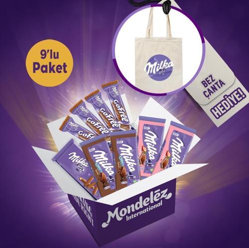 Severler Çikolata Paketi (Milka Bez Çanta Hediyeli)