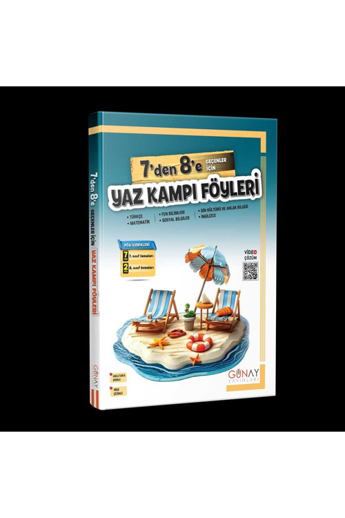 Günay Yayınları 7’Den 8’E Geçenler İçin Yaz Kampı Föyleri Tüm Dersler