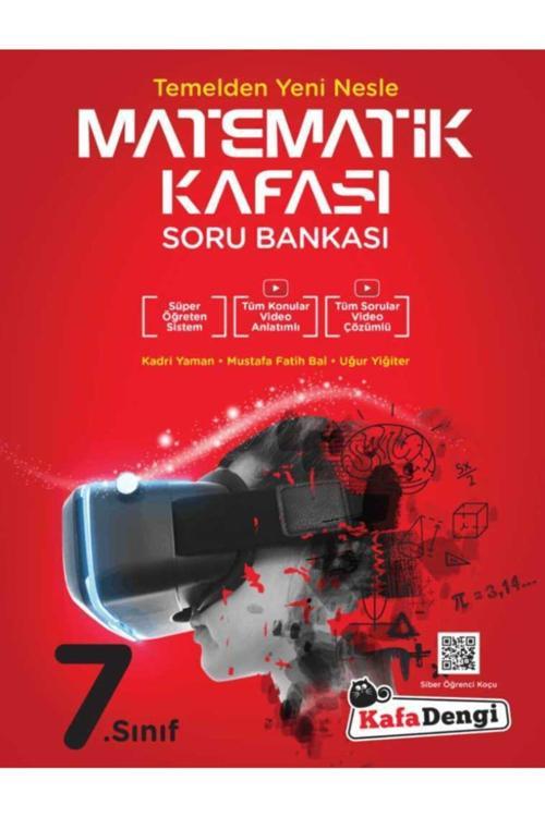 Kafa Dengi Yayınları Yayınları 7. Sınıf Temelden Yeni Nesle Matematik Kafası Soru Bankası
