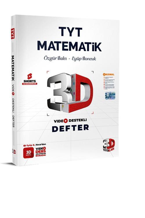 3D Yayınları Tyt Matematik Video Destekli Defter