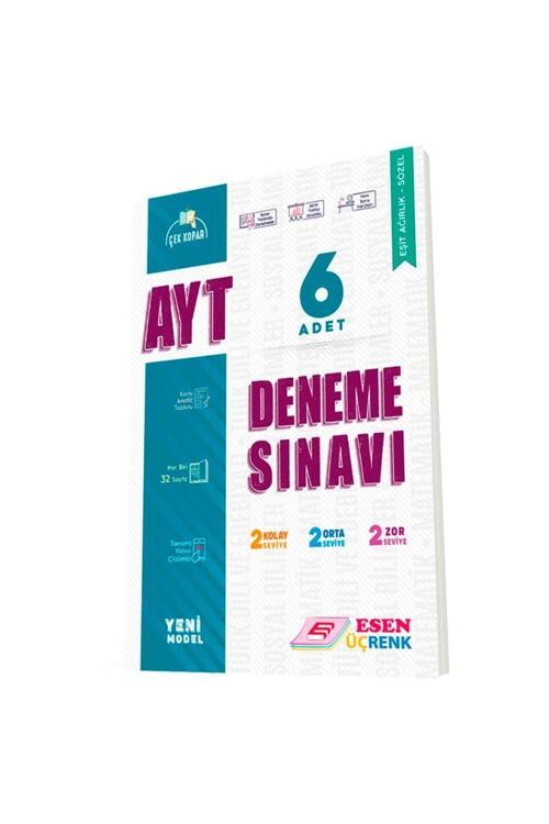 Esen Yayınları Ayt Deneme Seti - 6 Lı - Eşit Ağırlık - Sözel