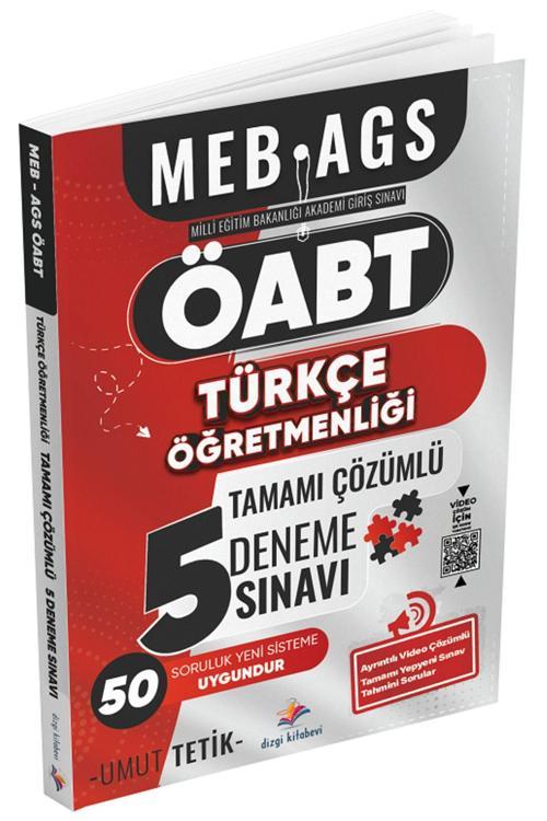 Öabt Meb-Ags Türkçe Öğretmenliği 5 Deneme Çözümlü - Umut Tetik Yayınları