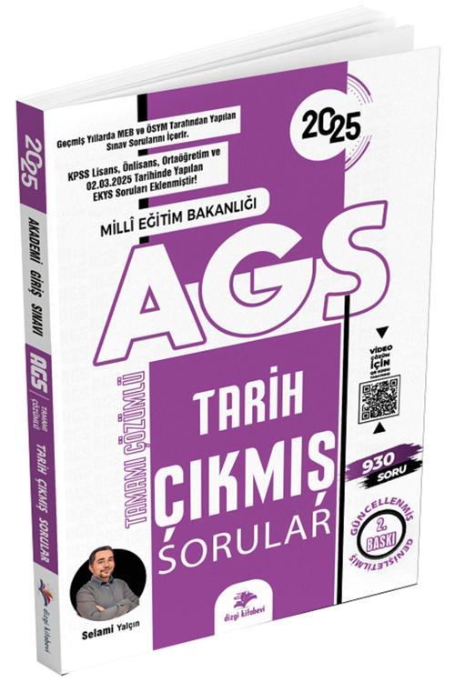 2025 Meb-Ags Tarih Çıkmış Sorular Çözümlü - Selami Yalçın