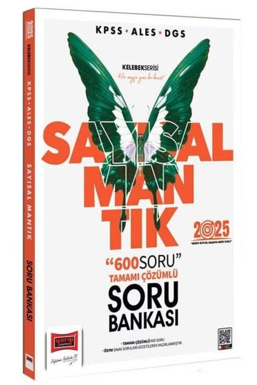 Yargı 2025 Kpss Ales Dgs Sayısal Mantık Soru Bankası Çözümlü Kelebek Serisi