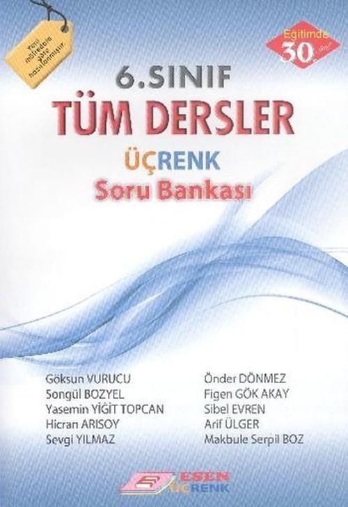 Üçrenk 6. Sınıf Tüm Dersler Soru Bankası