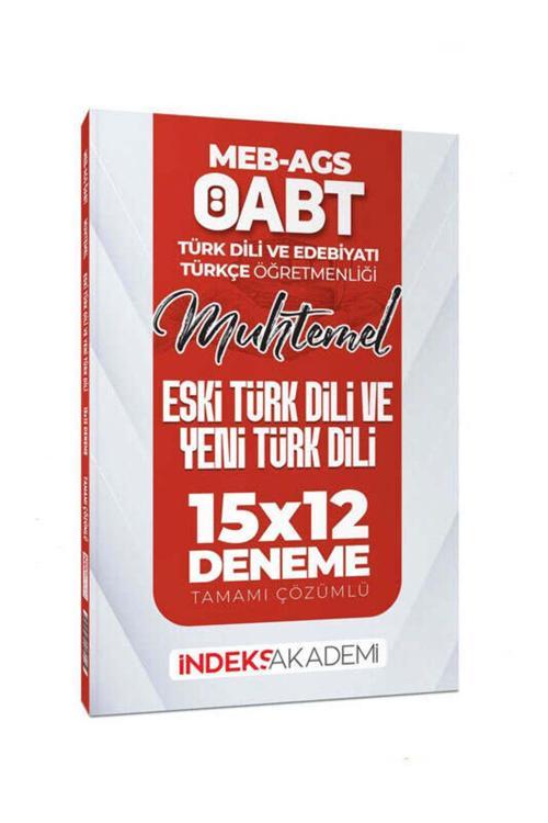 İndeks Akademi 2025 Öabt Meb-Ags Muhtemel Türk Dili Edebiyatı-Türkçe Eski Türk Dili Ve Yeni Türk Dil