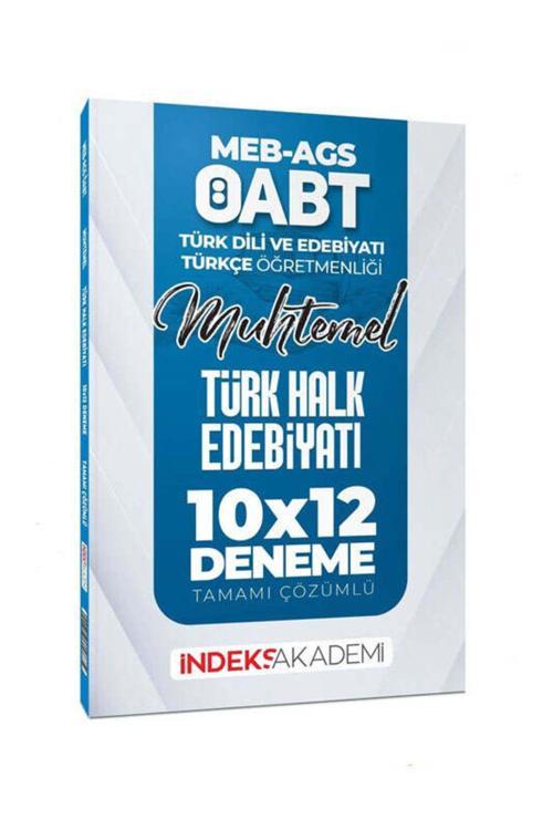 İndeks 2025 Meb Ags Öabt Muhtemel Türk Dili Edebiyatı - Türkçe Türk Halk Edebiyatı 10X12 Deneme