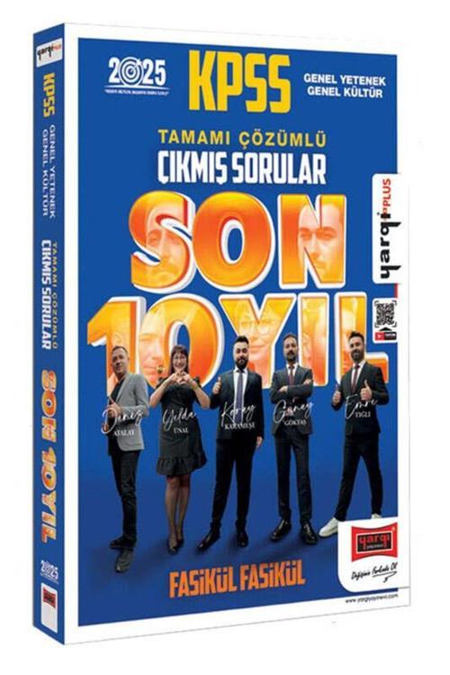 Yargı Yayınları 2025 Kpss Gk Gy Tamamı Çözümlü Fasikül Fasikül Son 10 Yıl Çıkmış Sorular