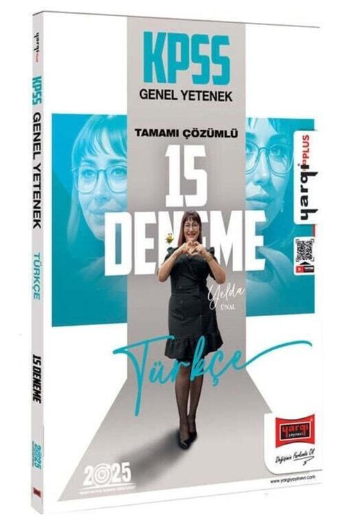 2025 Kpss Genel Yetenek Tamamı Çözümlü Türkçe 15 Deneme Yargı Yayınları (Ayraç Hediyeli)