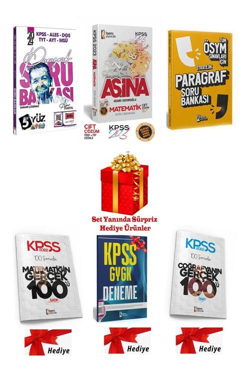 Kpss Yargı 5Yüz Paragraf Ve İsem Matematik Soru Bankası Ve Deneme Seti Hediyeli