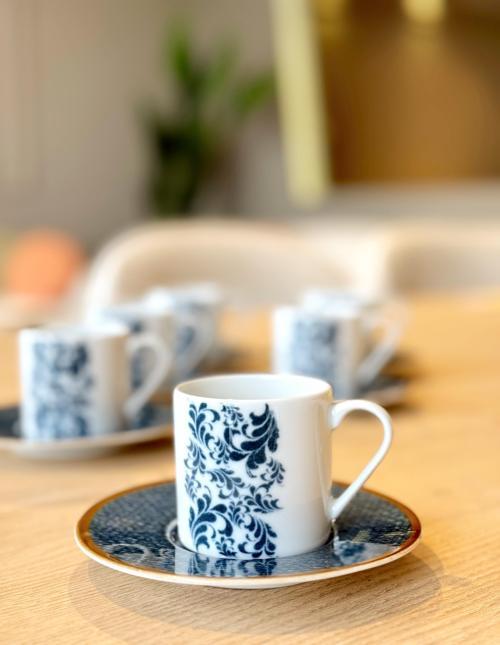 Liny 2 Kişilik 4 Parça Kahve Fincanı Takımı 90cc 04PPO000637