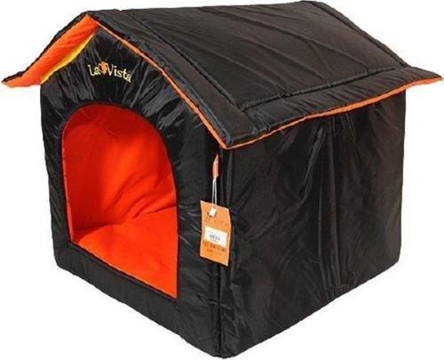 Dış Mekan Kedi ve Köpek Kulübesi Siyah 50-55-52cm