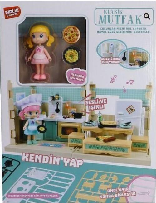 BİRLİK 6201 MİNİK EVİM IŞIKLI SESLİ MUTFAK SETİM