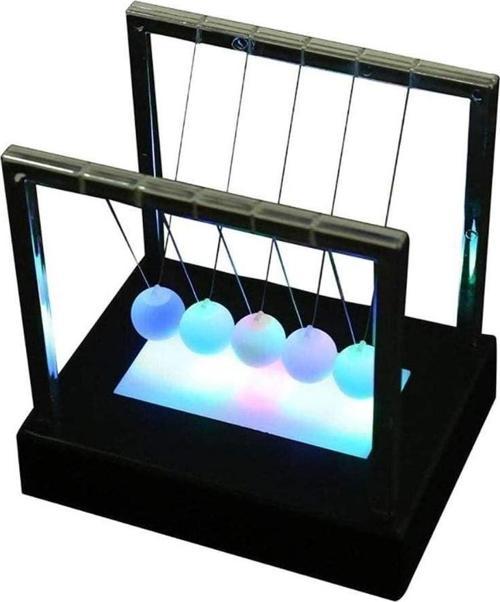 RENKLİ LED IŞIKLI BALANS TOPLARI CAM STRES TOPLARI IŞIKLI VIP İLLUMİNOUS NEWTONS CRADLE LED LİGHT BALL