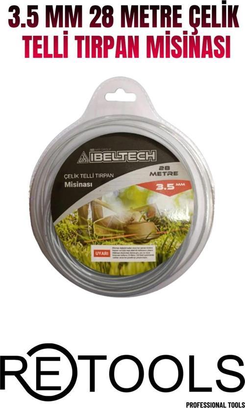 3.5 MM 28 METRE ÇELİK TELLİ TIRPAN MİSİNASI