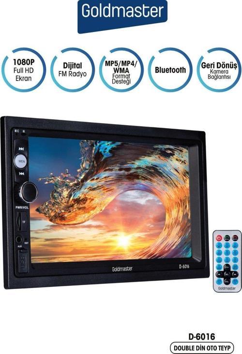 D-6016 DOUBLE DİN OTO TEYP 3002167