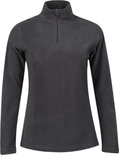 Pinna Yarım Fermuarlı Kadın Polar Sweatshirt Antrasit