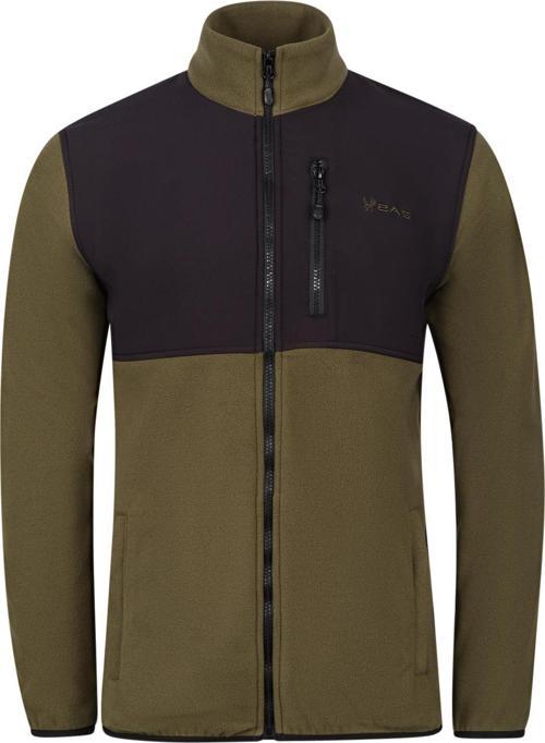 Cliff Erkek Parçalı İnce Polar Sweatshirt Haki