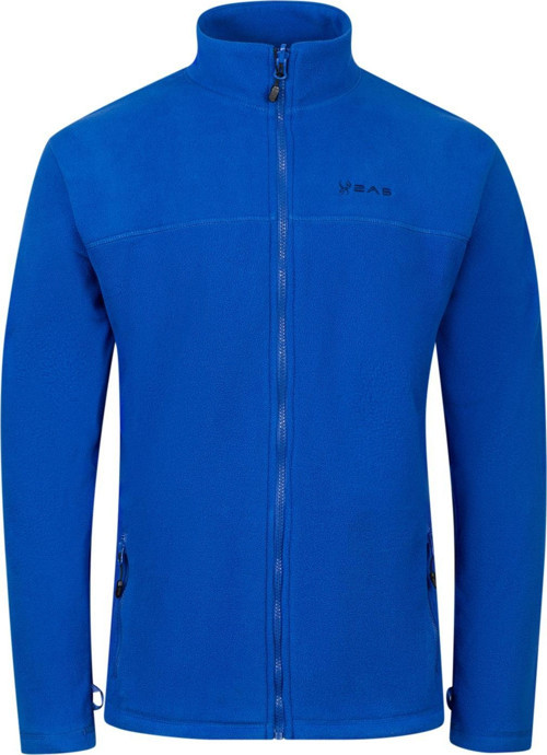 Chestert Erkek Tam Fermuarlı İnce Polar Sweatshırt Mavi
