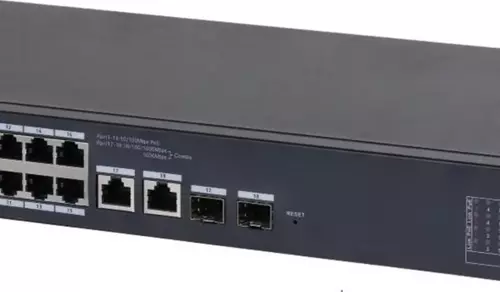 Ruıjıe Reyee 16Port Rg-Es118Fgs-Lp 10/100 2-Uplınk 2-Sfp 120W Yönetilemez Poe Swıtch