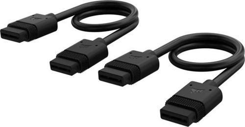 Corsaır Cl-9011120-Ww İcue Lınk Kablosu, 2X 200Mm, Düz Konnektörlü, Siyahicue Lınk Cable, 2X 200Mm  Black
