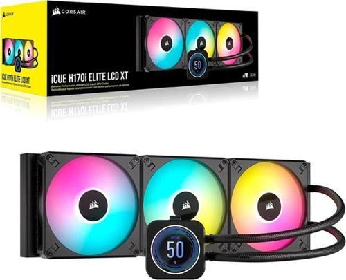 Corsaır Corsaır 420Mm H170İ Lcd Xt Elıte Cw-9060076-Ww Rgb Sıvı Soğutmalı Am5-1700P İşlemci Fanı