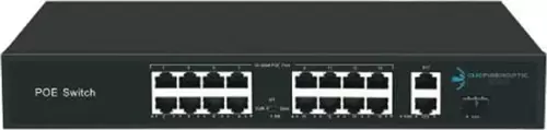 16Port 200W Full Poe 08Ods-16Gp2U2S-200 Gıgabıt 2X Sfp Yönetilemez Switch