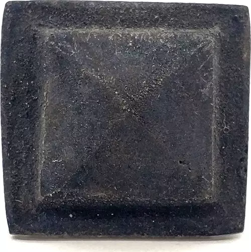 Antika Tarz Dekoratif Pirinç Flanşlı Piramit Kabara - 29 mm, Oksit