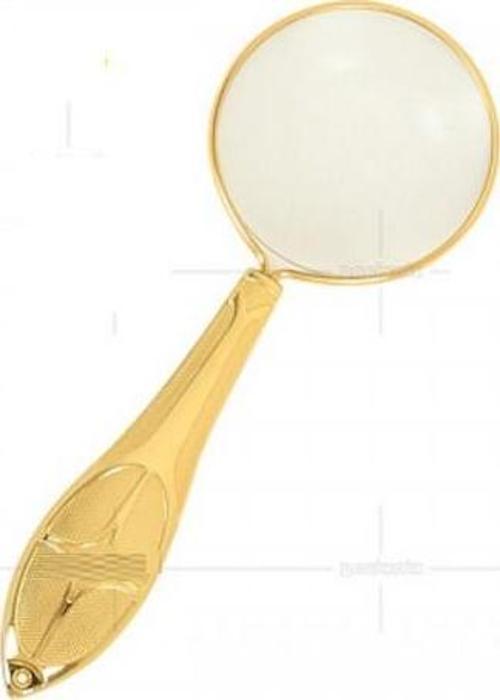 Gold Renk  5x-45mm Zarif Işlemeli  Büyüteç-mg18155-7