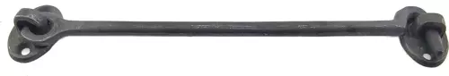 Antika Tarz Dekoratif Pirinç Maymuncuk Çengeli - 20cm, Oksit