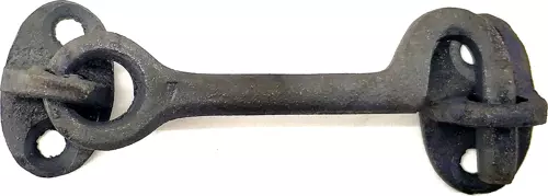 Antika Tarz Dekoratif Pirinç Maymuncuk Çengeli - 8,5cm, Oksit