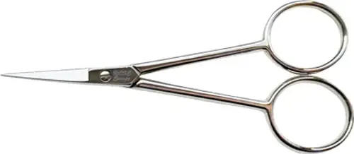 Rose 004-450 Kalın Nakış Makası No: 4,5 inç / 11,43 cm - Nikel Kaplama