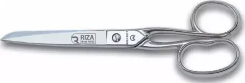 Rıza A4215-8 Ev ve Saya Makası No: 8 inç / 20,32 cm - Krom Kaplama