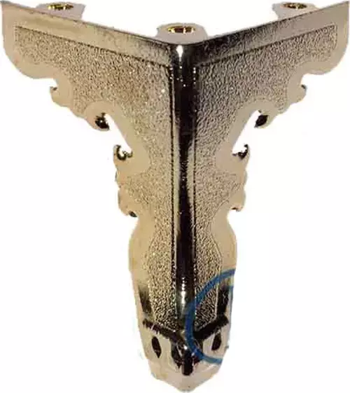 Kelebek Ahşap, Sunta Sandık Ayağı, Kutu Ayak 5,5 cm - Sarı